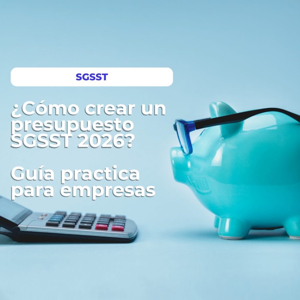 guia para crear presupuesto sgsst