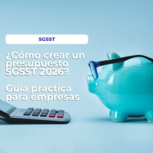 guia para crear presupuesto sgsst