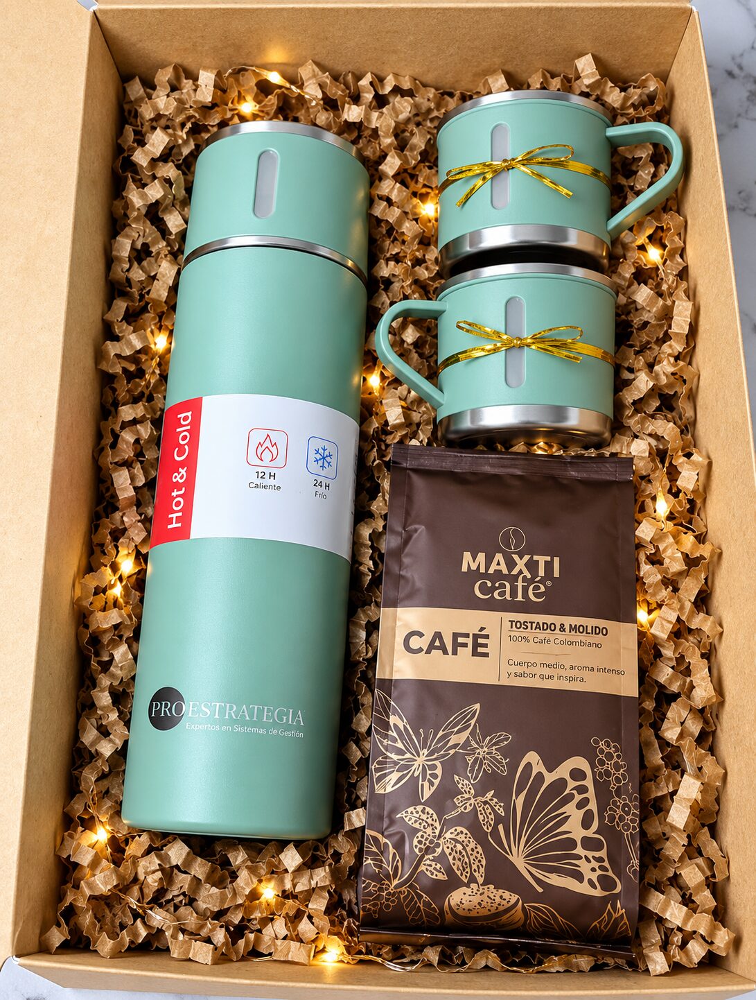 Kit de regalo corporativo personalizado