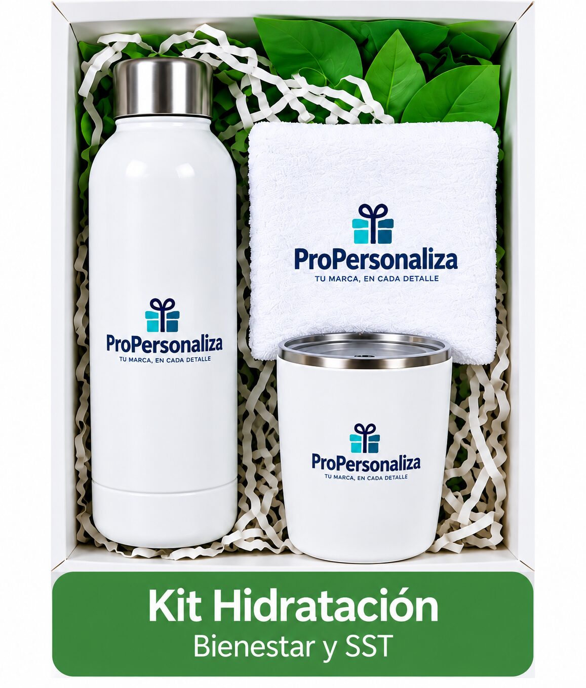 Kit de bienvenida personalizado para colaboradores